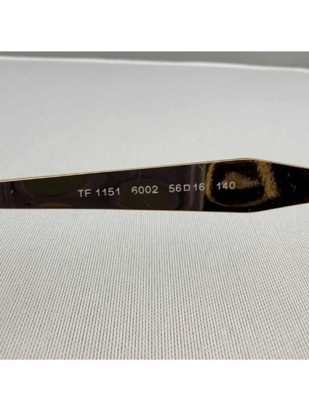 Tiffany TF1151 6002 Eyeglasses Frames Shiny Pale Gold Metal 56-16-140